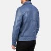 Men's Lavendard Blue Biker Jacket