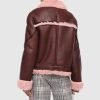 Womens-Burgundy-Shearling-Fur-Leather-Jacket-510x510